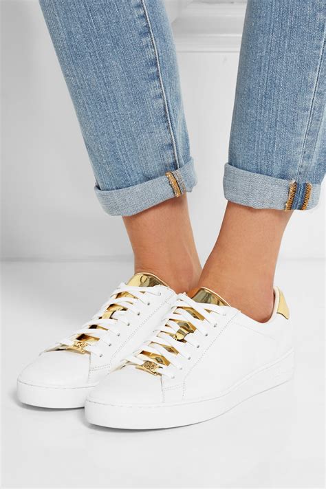 michael kors irving trainers|michael kors irving leather.